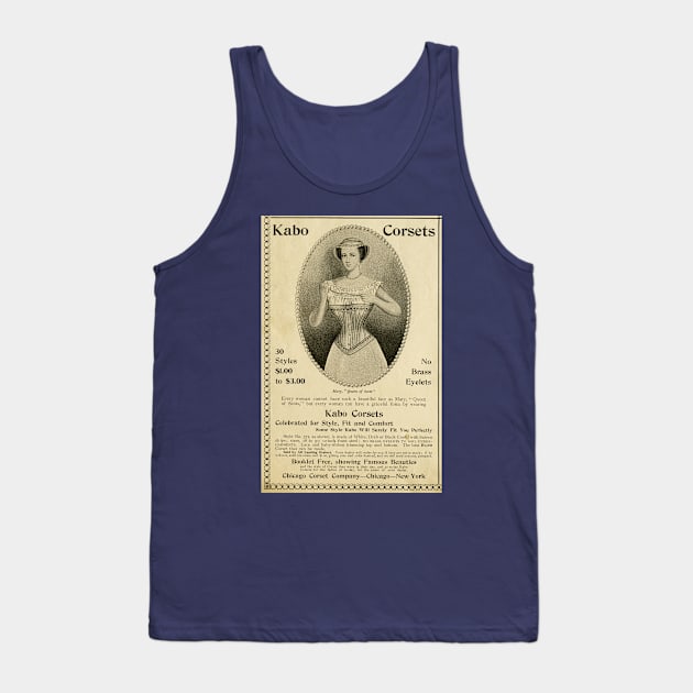 Victorian Corsets Ad Tank Top by Pacific Cauldron